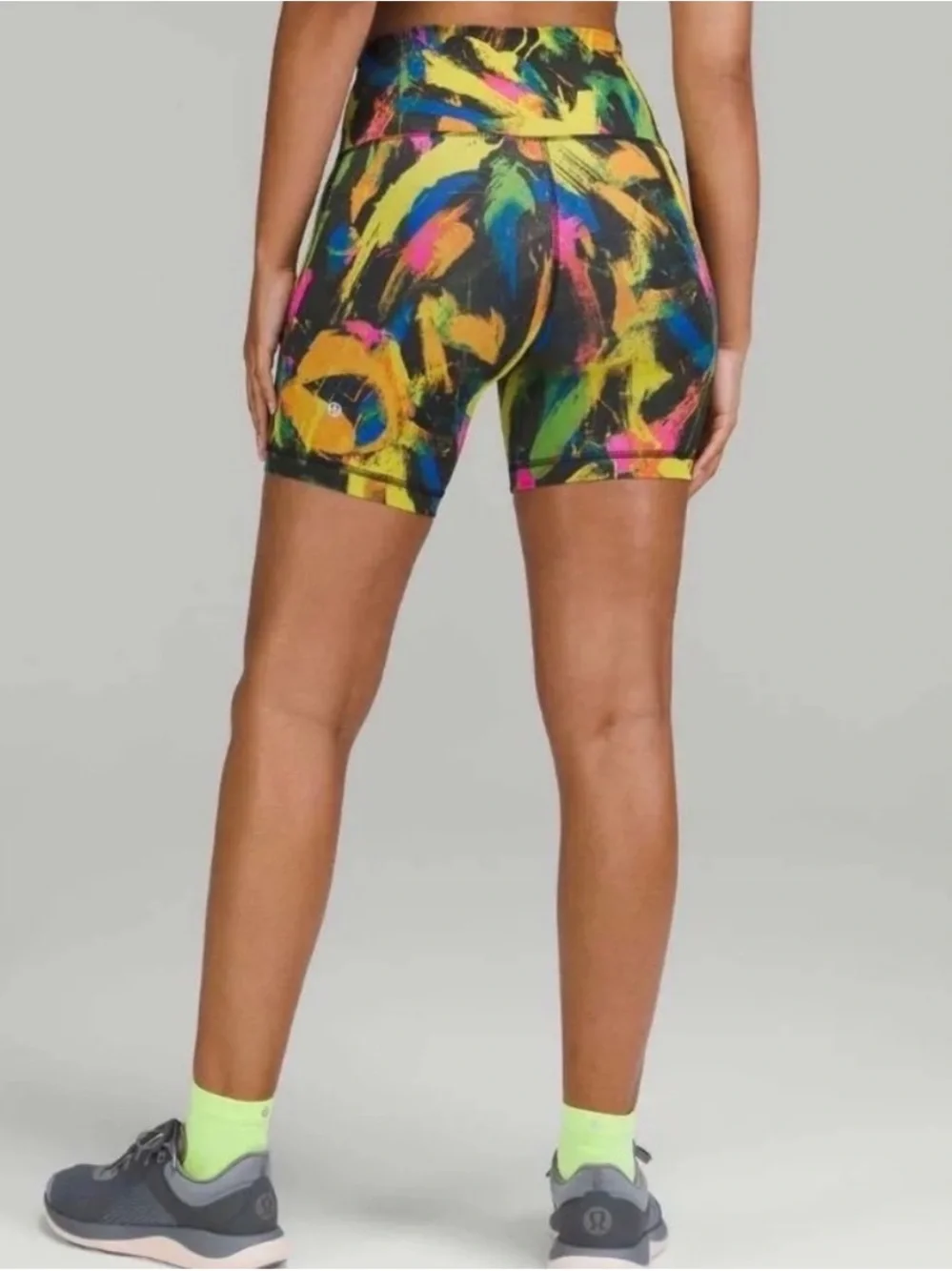 Lululemon Wunder Train High-Rise Short 6” Undertone Black Multi